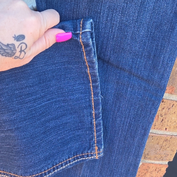 Rue21 Distressed Blue Boot Cut Jeans - Picture 4 of 16